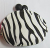 fashione whtie silicone zebra wallet