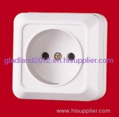 1 gang wall socket surface model