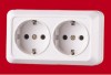 2 gang wall socket 16A 250V