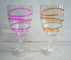 goblet with double colour