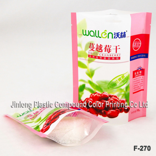 clear stand up fruit packaging bag