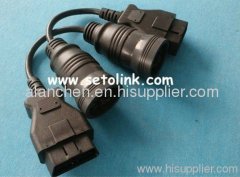 2013 NEW OBD 9 PIN DIESEL TRUCK CABLE GOOD QUALITY FAST DELIVERY