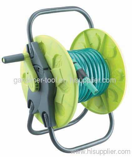 foldable garden water hose reel with hose