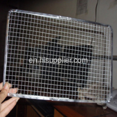 wrapped edge bbq grilling net
