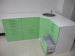 L shape dental cabinets