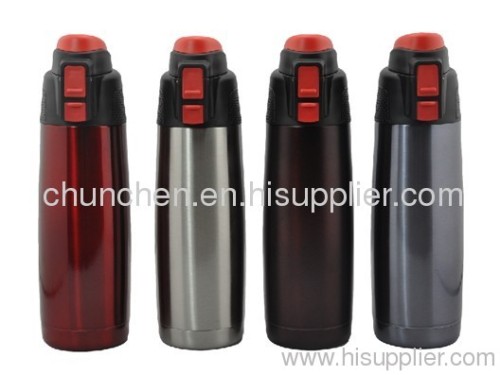 Stainless steel sports water bottle