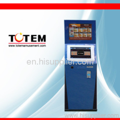 double screen picture kiosk