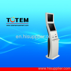 dual self service stand alone kiosk