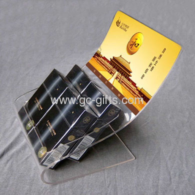 Clear acrylic countertop cigarette display racks