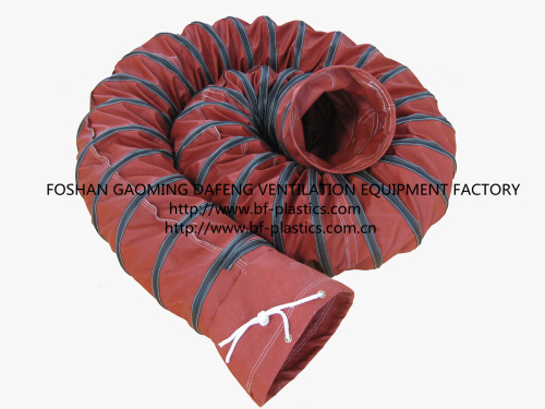 300Celsius heat resistant flexible exhaust duct