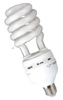 Half Spiral 8W Energy Saving Lamp 6500K