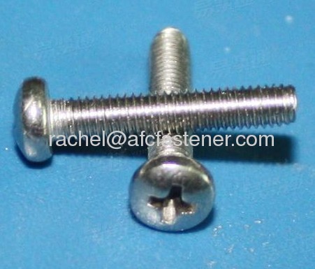 Monel400 round head slotted screw UNS N04400