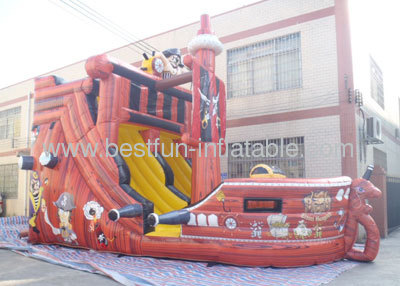 Pirate Ship Inflatable Slides