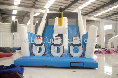 Inflatable Penguins Slides