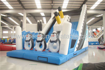 Inflatable Penguins Slides