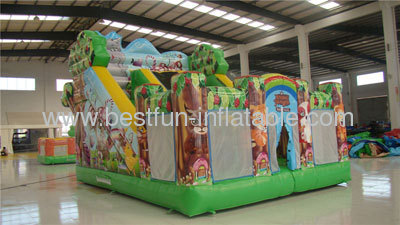 Inflatable Hill Safari Slides