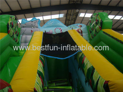 Inflatable Hill Safari Slides