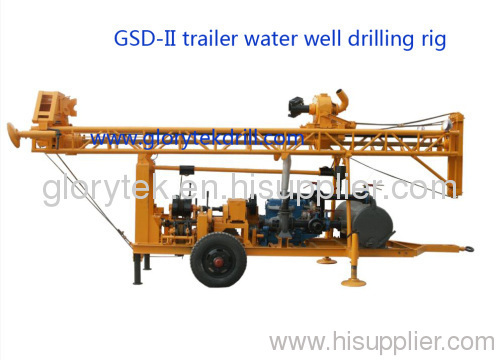 GSD-ⅡA Trailer Mounted Drilling Rig