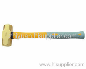 sledge brass hammer with plastic handle