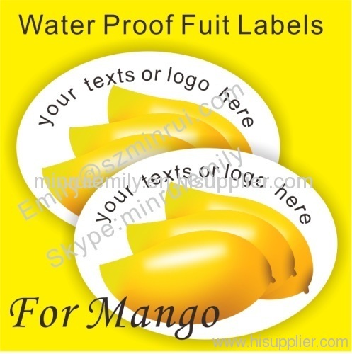 water proof fruit labels