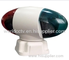 CCTV Security Vehicle-Mounted High Speed PTZ Camera with Alarm & Flashing Light