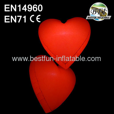 Lighted Inflatable Heart Decor