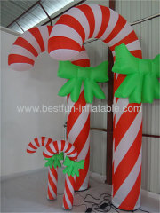 Lighting Decorative Inflatable Candy Cane