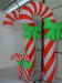 Inflatable Led Light Candy Cane