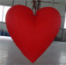 Lighted Inflatable Heart Decor