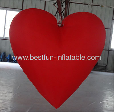 Creative Lighted Inflatable Heart Decor