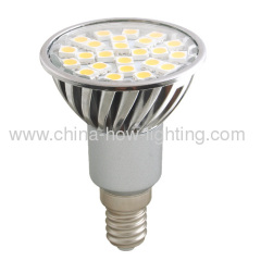 JDR E14 LED Bulb with 24pcs 5050SMD