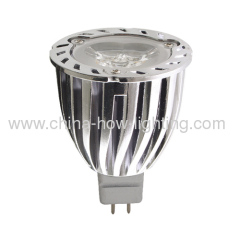MR16 LED Bulb with 3pcs high power LED long shape