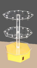 rotary acrylic earring display stands