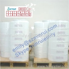 100 micron smooth surface high quality destructible label papers in rolls or in sheets