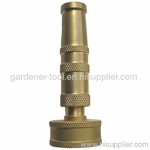 Brass garden water nozzle with female inlet