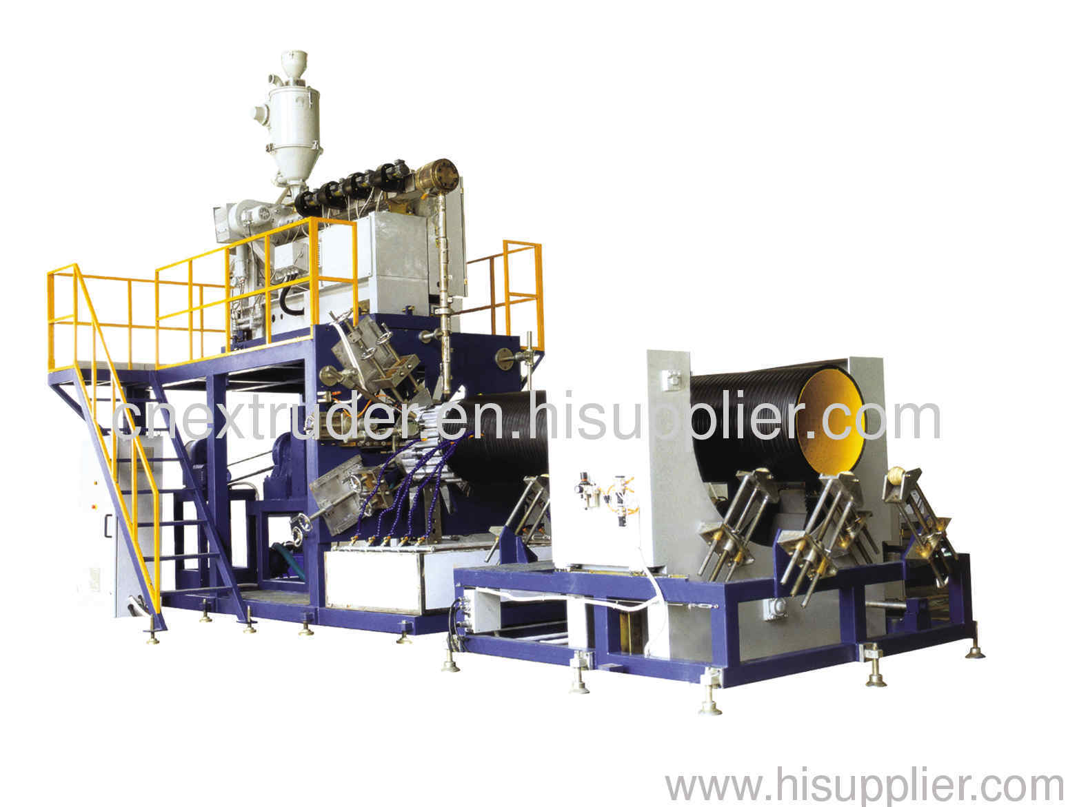 The New-type Hollowness Wall Winding Pipe Extrusion Machine