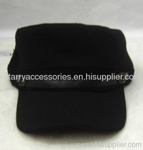 Polyester stock army hat
