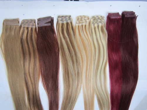 color remy human hair tape extension 4cm*0.5cm