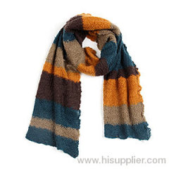 Fashion Plain Falbala Pashmina Shawl Stole Infinity Knitted Scarf