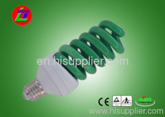 T4 FS Φ60 23W green spiral cfl