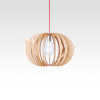 Lovely wood pendant lamp