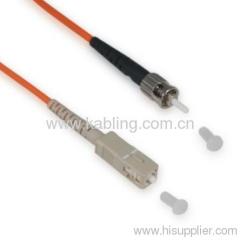 ST/SC Simplex Multimode Fiber Patch Cord