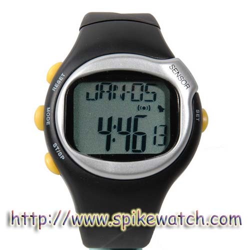 sports watch with heart rate monitor