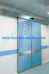 Double Leaves Automatic Sliding Air Sealed Doors for Medical Clean Rooms