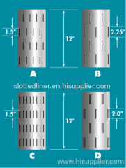 Slotted liner