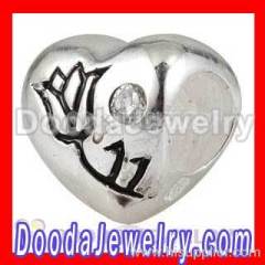european Heart Charm Beads For Valentines Day