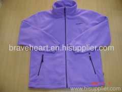 100%polyester polar fleece women's jacket