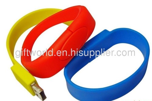 Silicon Bracelet wristbankd USB disk wirst band