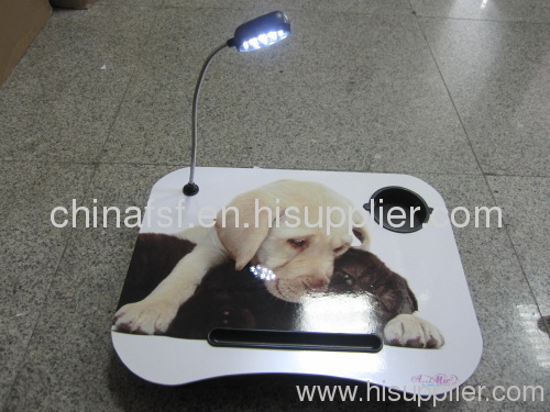 New design dog and cat with led light cartoon laptop cushion sell well