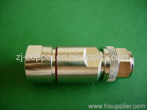 N Male Connector for 1/2" Feeder Cable